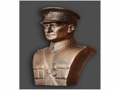 Askeri Kıyafetli Atatürk Büstü 100cm